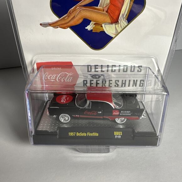 M2 Machines Coca Cola 1957 DeSoto Fireflite BB03 1:64 Diecast Limited Edition - Picture 3 of 8